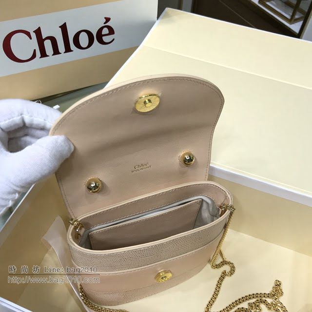 Chloe女包 克洛伊經典Aby lock蜥蜴紋圓環鏈條手袋 Chole手提肩背斜挎包  jjh1352